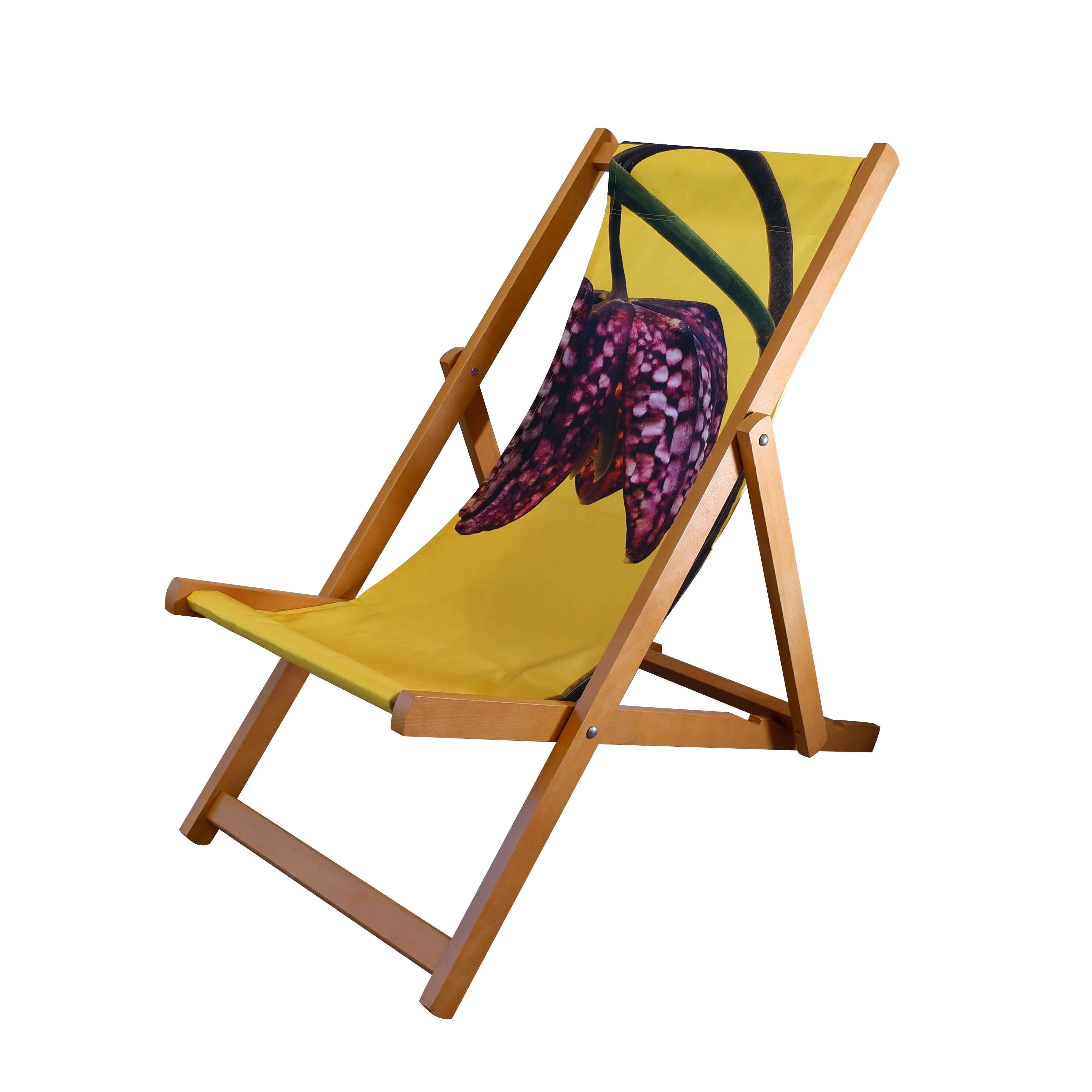 Hardwood Deckchair - Fritillary