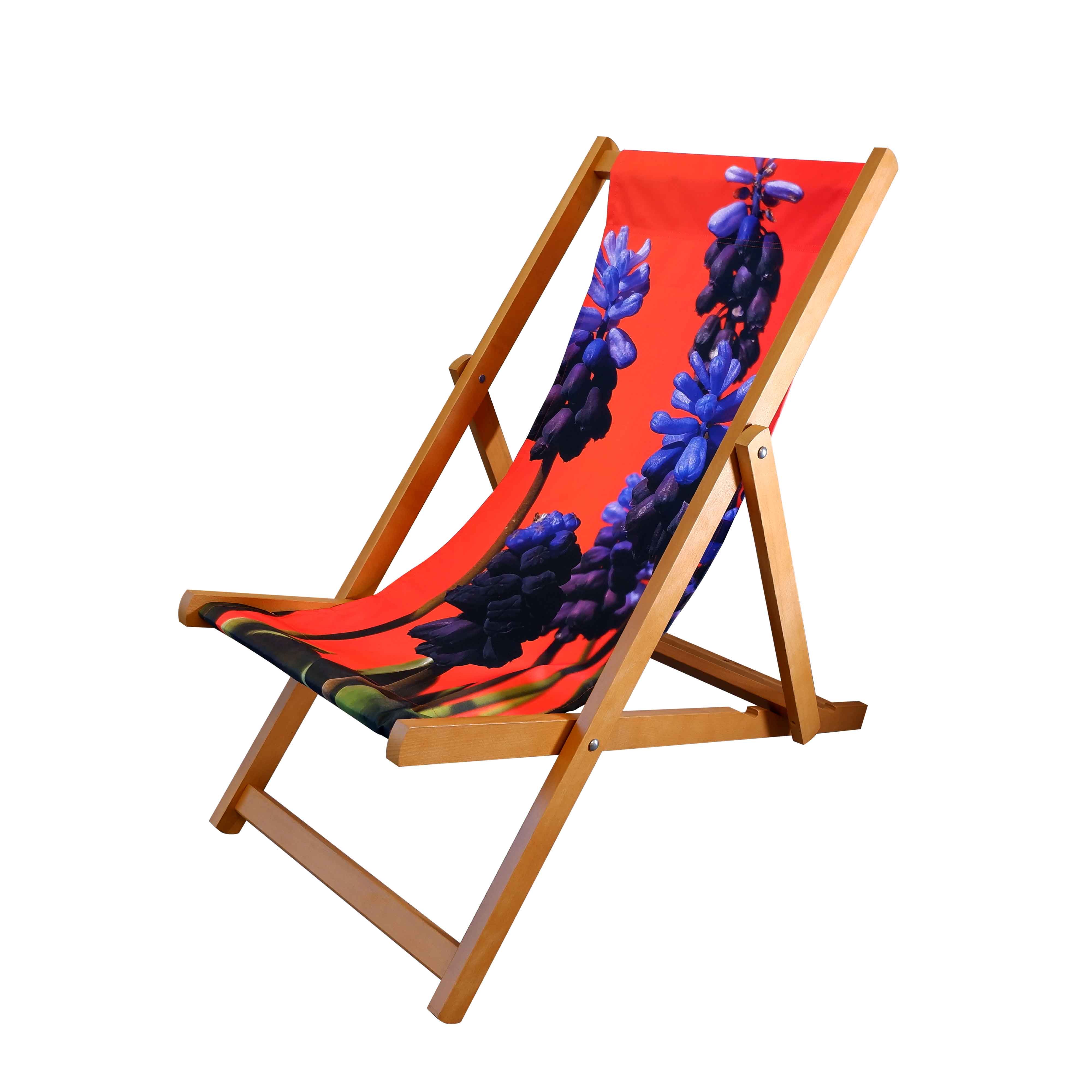 Hardwood Deckchair - Hyacinth