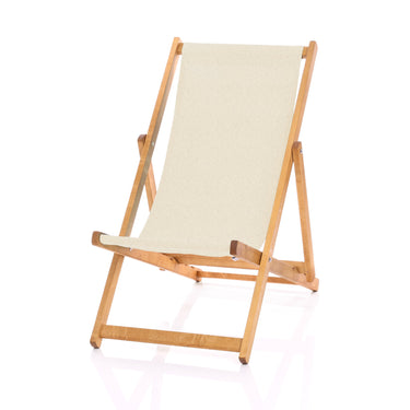 Hardwood Deckchair - Plain Natural