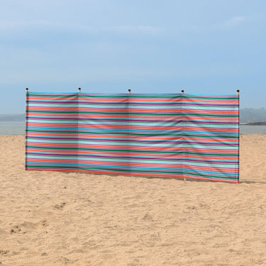 Cotton Canvas Windbreak - Striped Indian