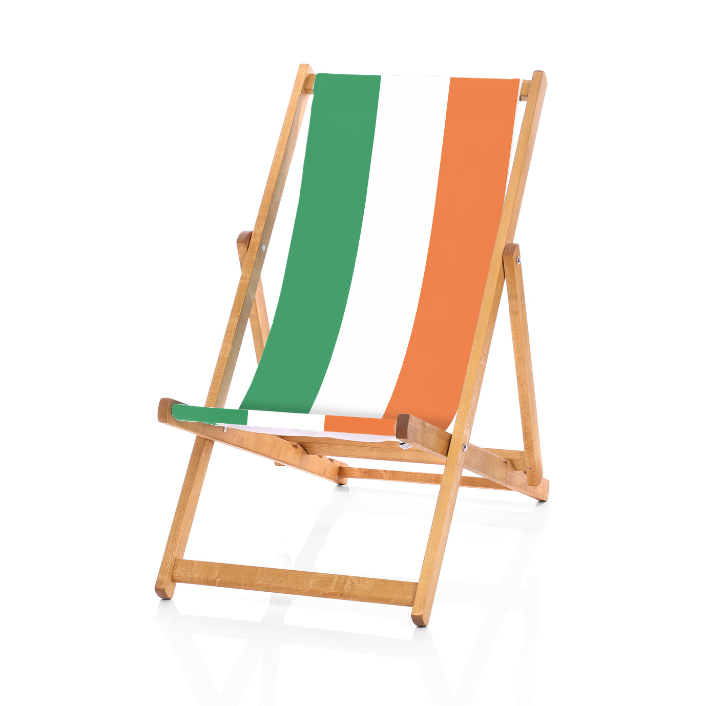 Hardwood Deckchairs - The Irish Tricolour