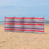 Cotton Canvas Windbreak - Striped Mediterranean