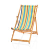 Hardwood Deckchair - Striped Pacific