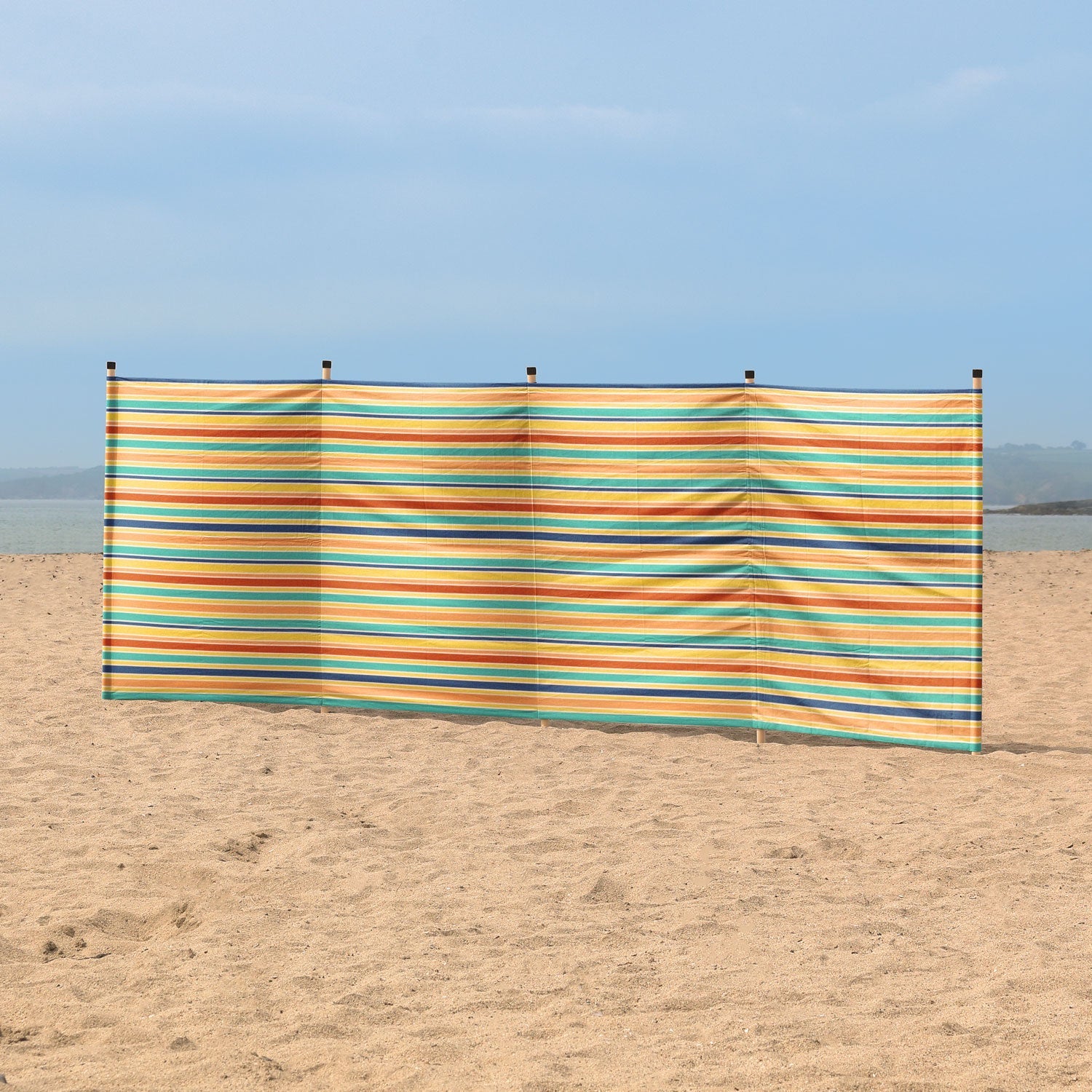 Cotton Canvas Windbreak - Striped Pacific