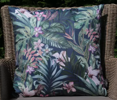 Outdoor Cushions- Exotic Flowers