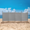 Cotton Canvas Windbreak - Plain Grey