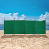 Cotton Canvas Windbreak - Plain Green