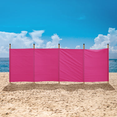 Cotton Canvas Windbreak - Plain Pink