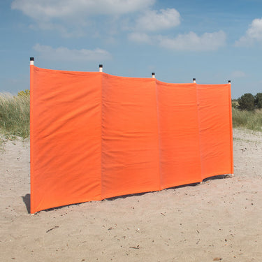 Cotton Canvas Windbreak - Plain Orange