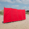 Cotton Canvas Windbreak - Plain Red