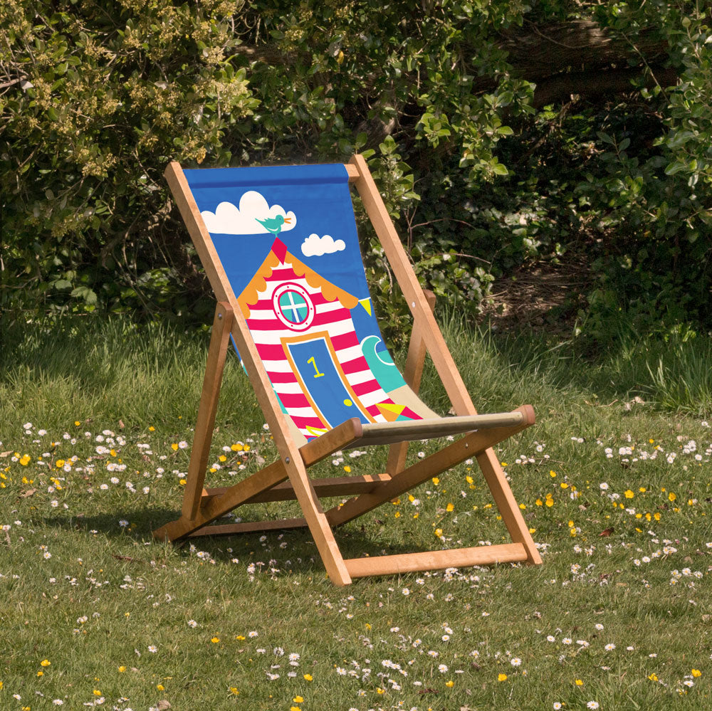 Hardwood Deckchairs - Beach Hut