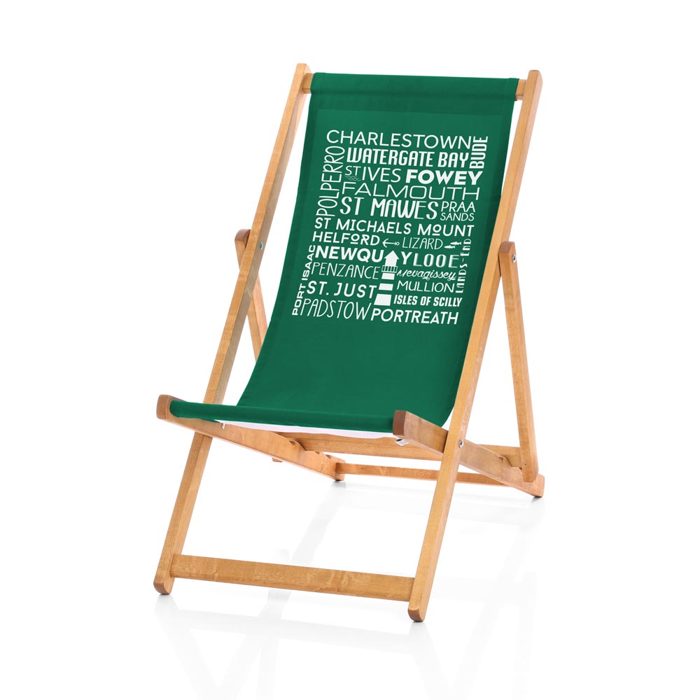 Cornwall deckchair forest green