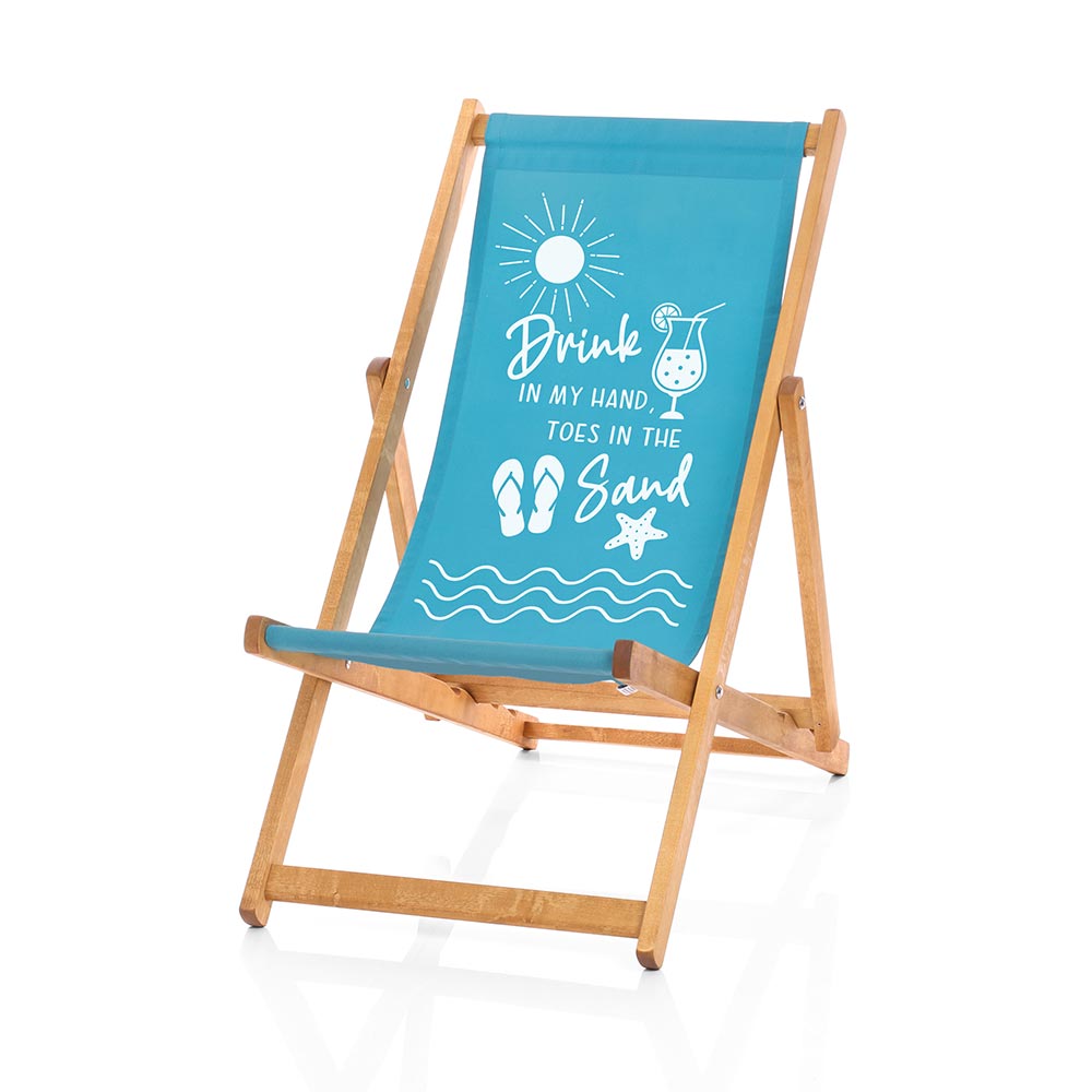 Hardwood Deckchairs - Drink in my Hand, Toes in the Sand