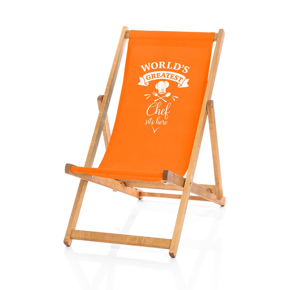 Hardwood Deckchairs - World's Greatest Chef