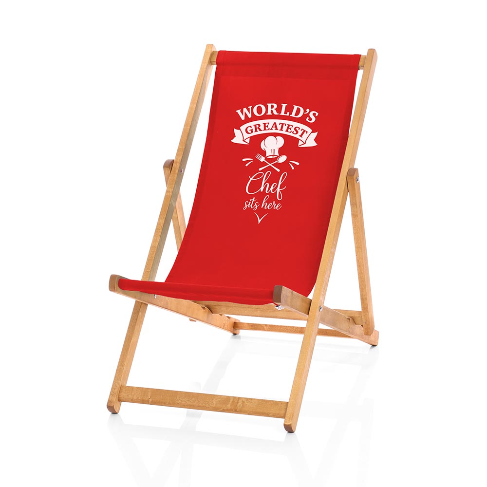 Hardwood Deckchairs - World's Greatest Chef