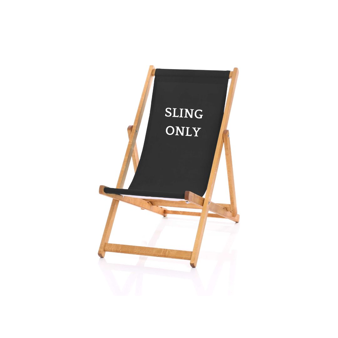 Personalised deck chair sling sale