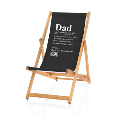 Dad Deckchair black