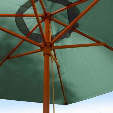 2.5m Hardwood Parasol Hexagonal