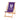 Flip-flops deckchair purple