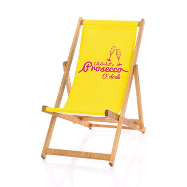 Prosecco design deckchair lemon zest