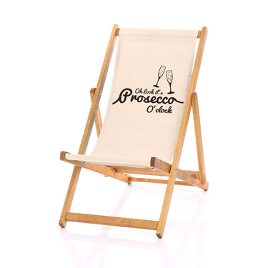 Prosecco design deckchair natural